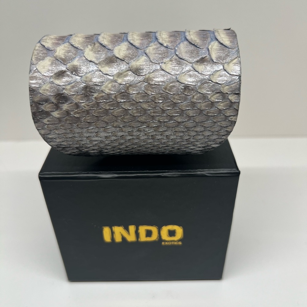 Genuine Exotic Python Skin Cuff - Picture 5 of 10